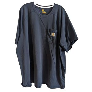 Carhartt Force Relaxed Fit Blue Short Sleeve T-Shirt 3XL Men's 100410‎ Pocket